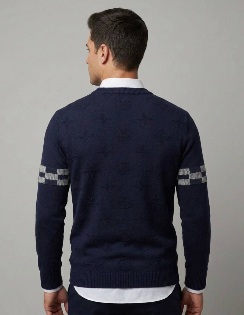 Suéter cuello redondo para hombre 2