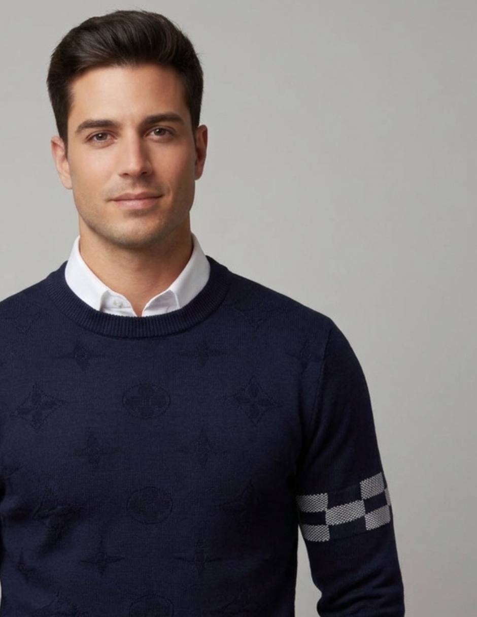 Suéter cuello redondo para hombre 3