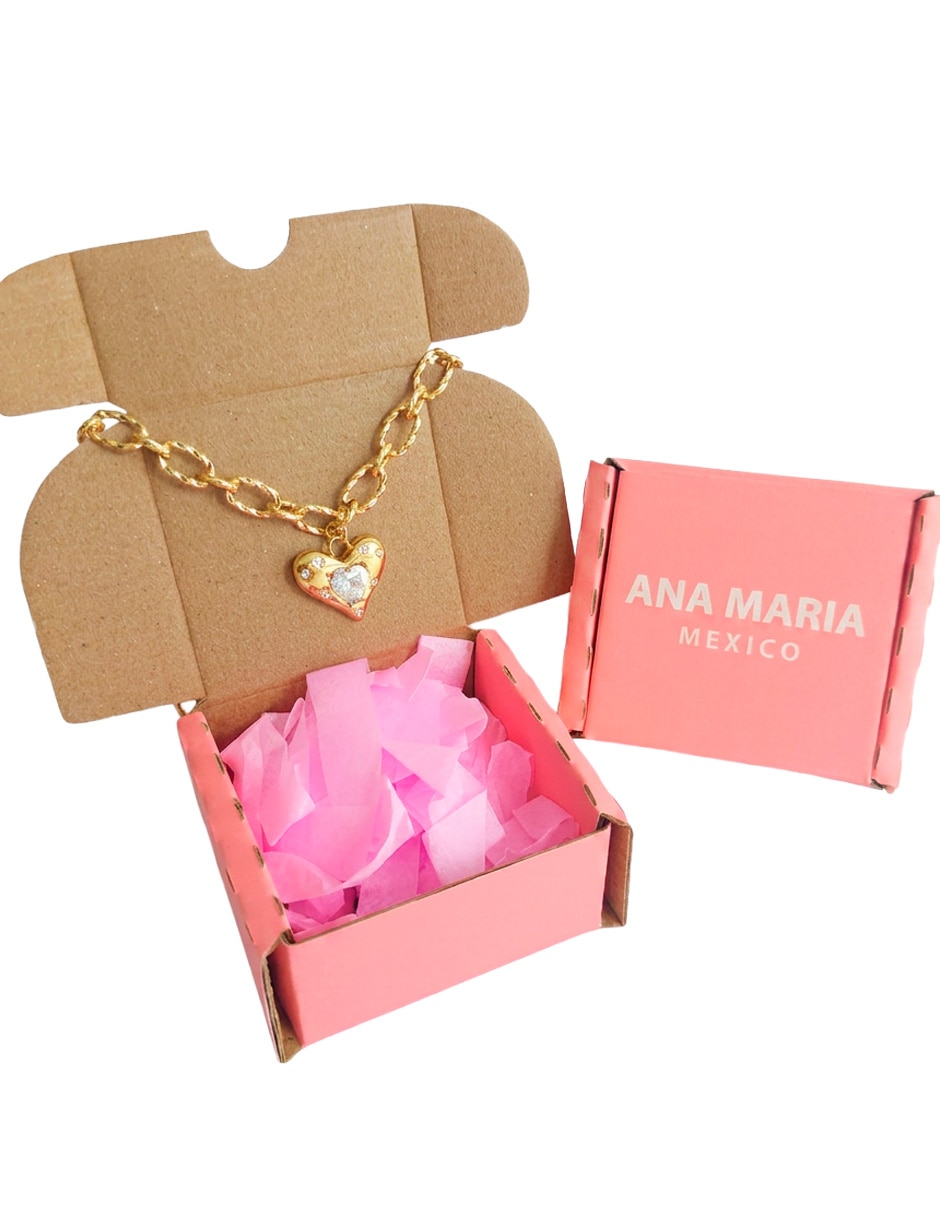 Collar con dije de corazón 2