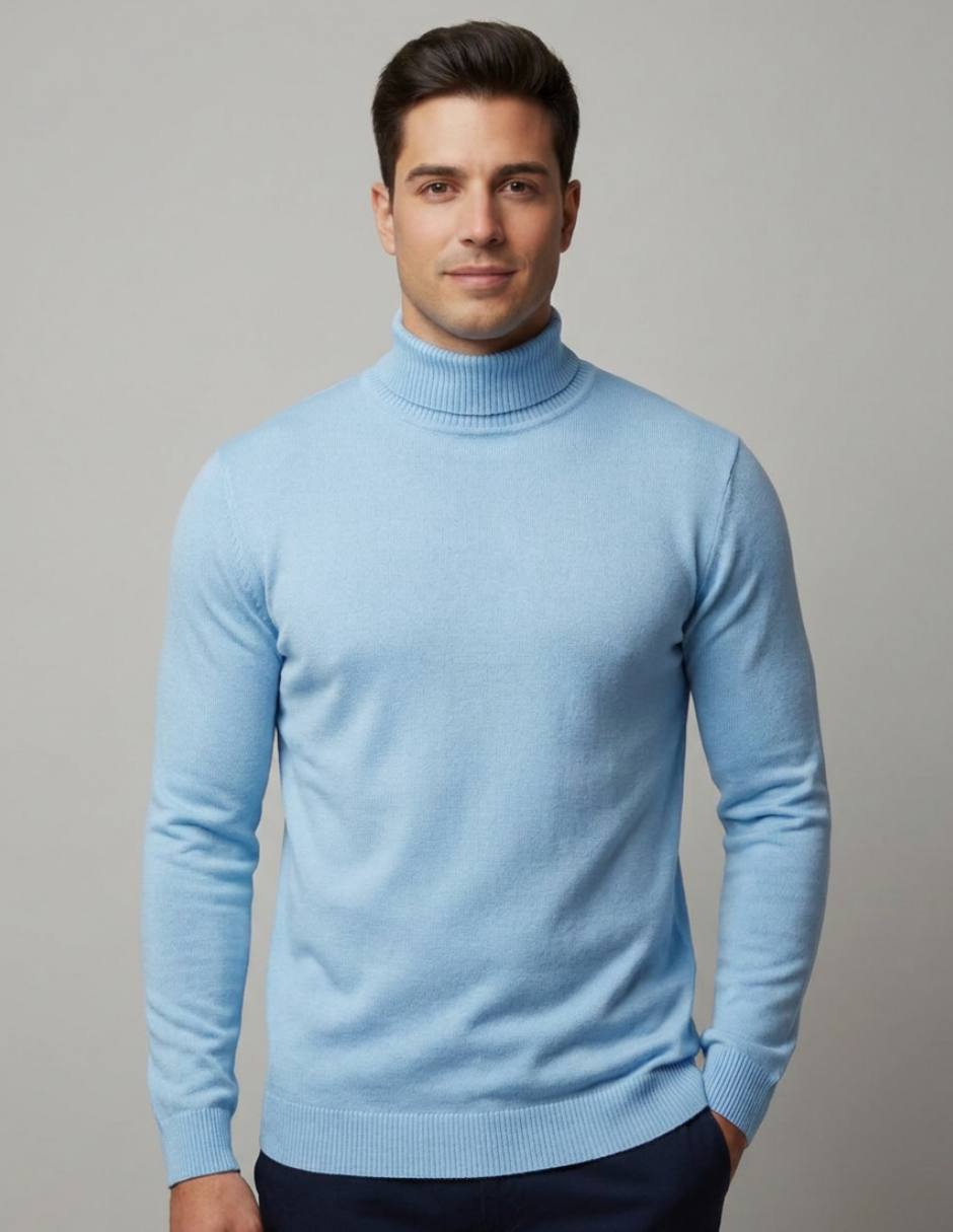 Suéter cuello alto para hombre
