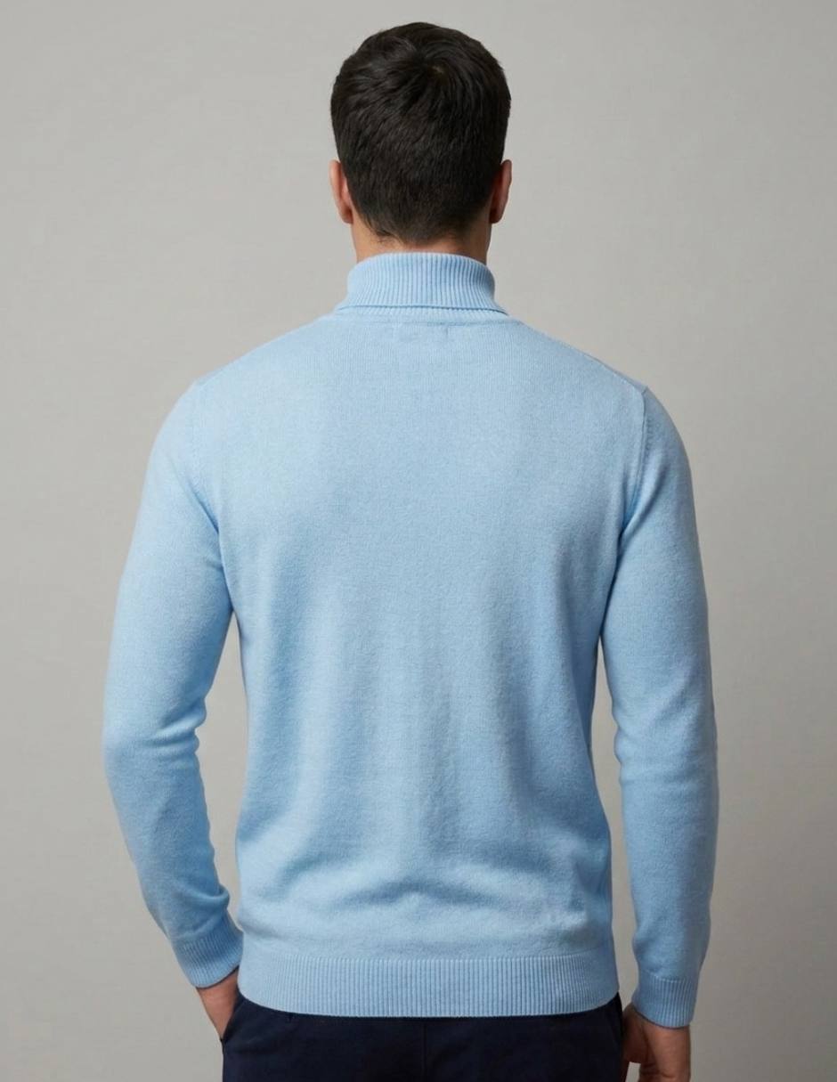 Suéter cuello alto para hombre 4
