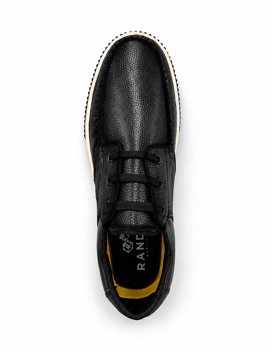Zapato Choclo Vermont Mantarraya Negro para hombre 6