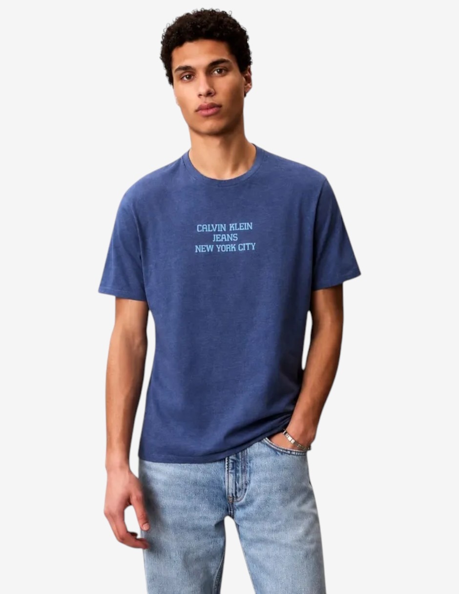 Playera cuello redondo para hombre