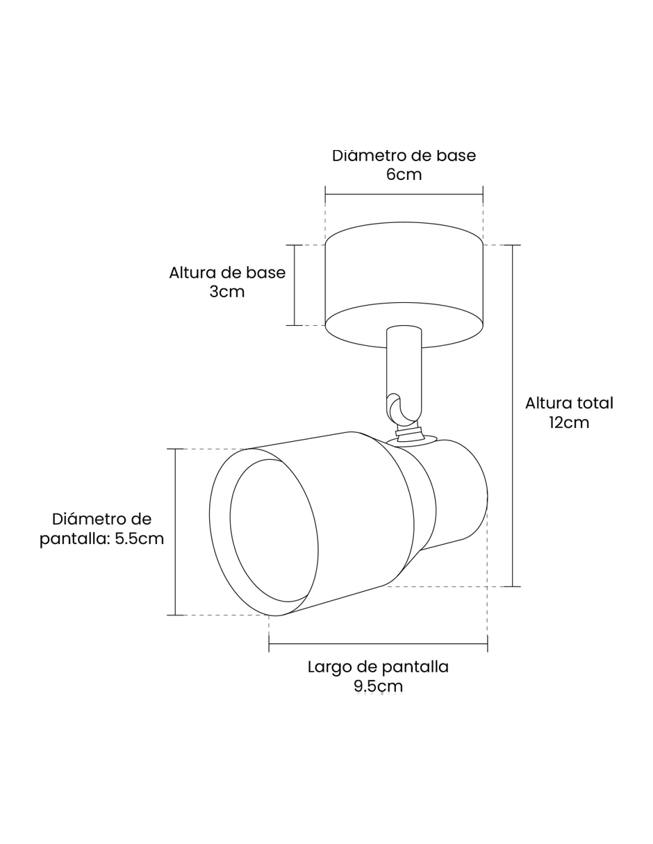 Lámpara direccionable 8