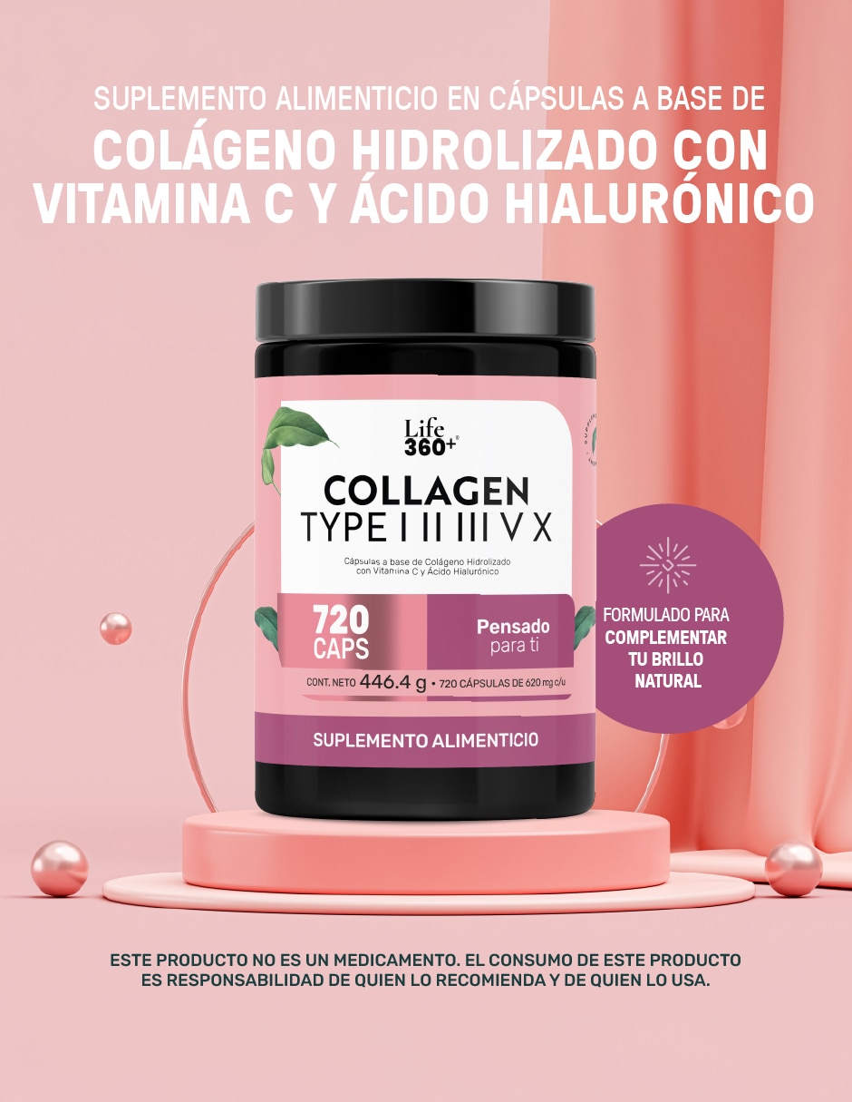 Collagen type l ll lll v x colágeno hidrolizado 720 cápsulas con colágeno hidrolizado sabor 2