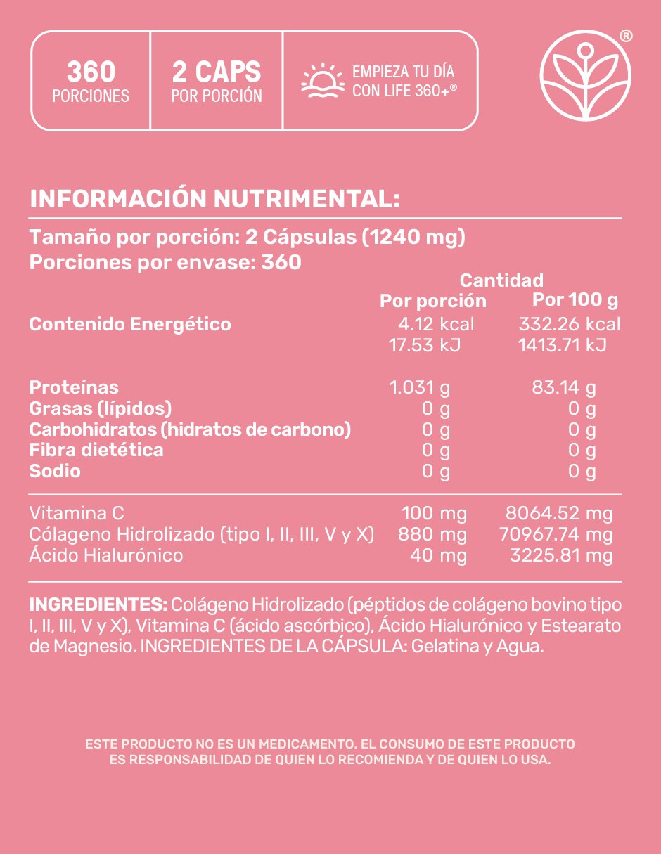 Collagen type l ll lll v x colágeno hidrolizado 720 cápsulas con colágeno hidrolizado sabor 8