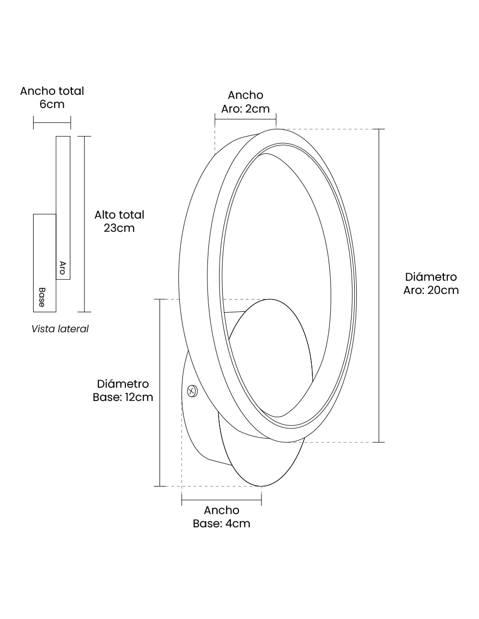 Árbotante LED Omega 9