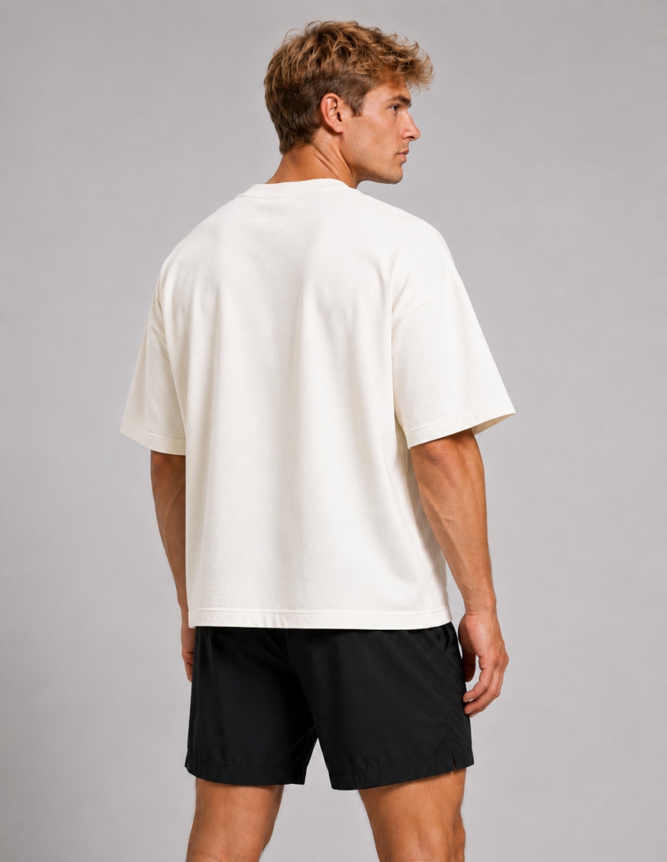 Set playera deportiva playera deportiva casual oversized unisex 2