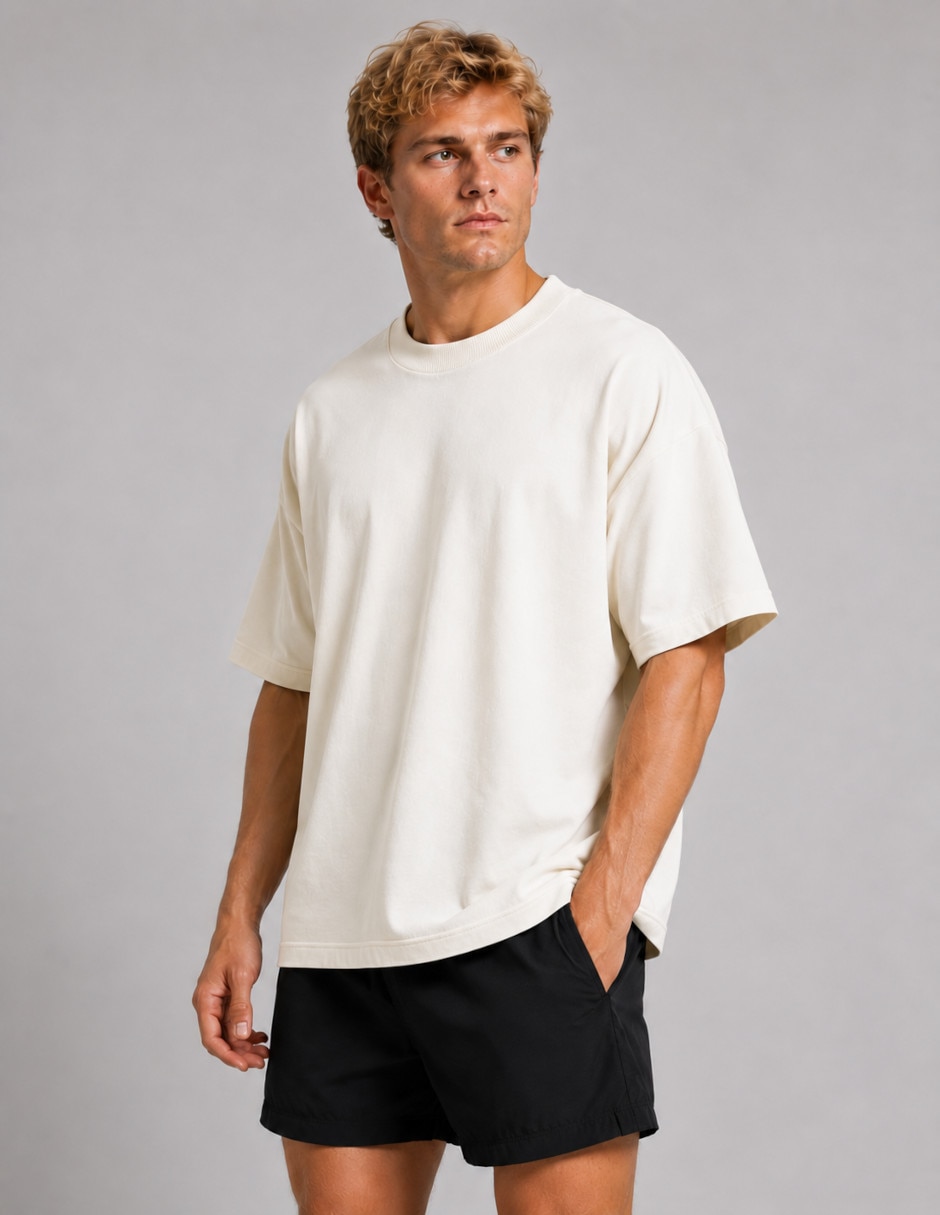 Set playera deportiva playera deportiva casual oversized unisex 5
