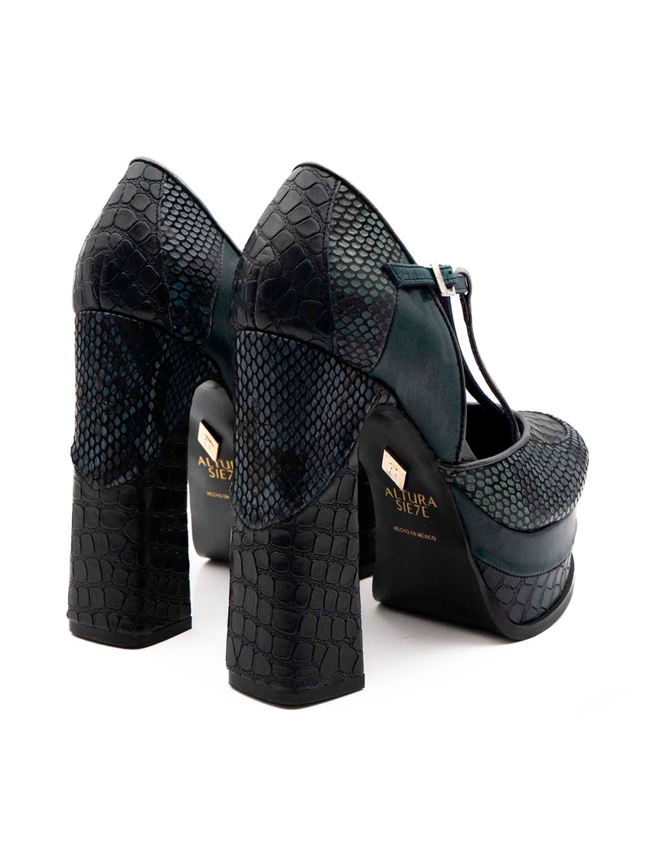 Zapato de tacón de piel para mujer 6