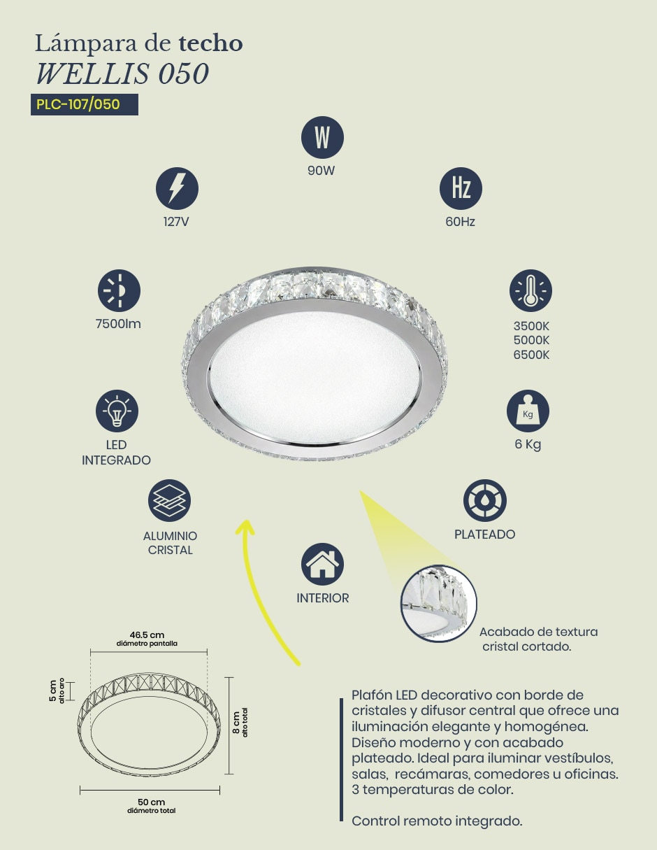 LED WELLIS 8
