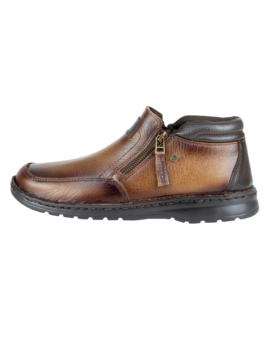 Bota de piel para hombre