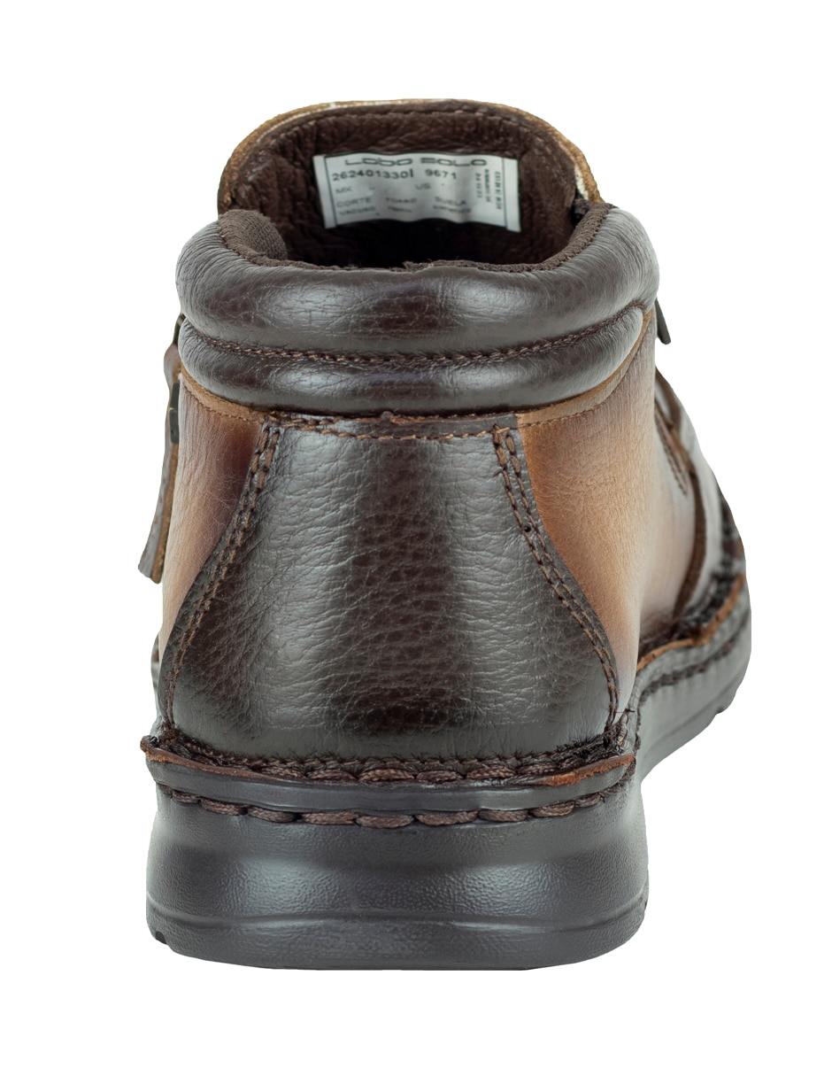 Bota de piel para hombre