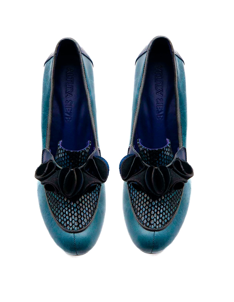Zapatilla de piel 4