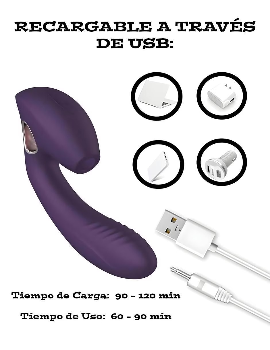 Succionador para clítoris y punto g
