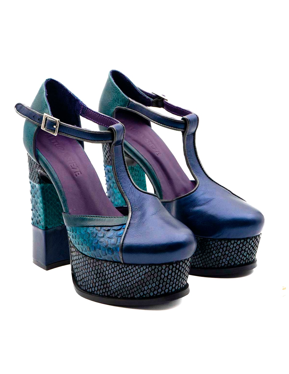 Zapato de tacón de piel para mujer 2