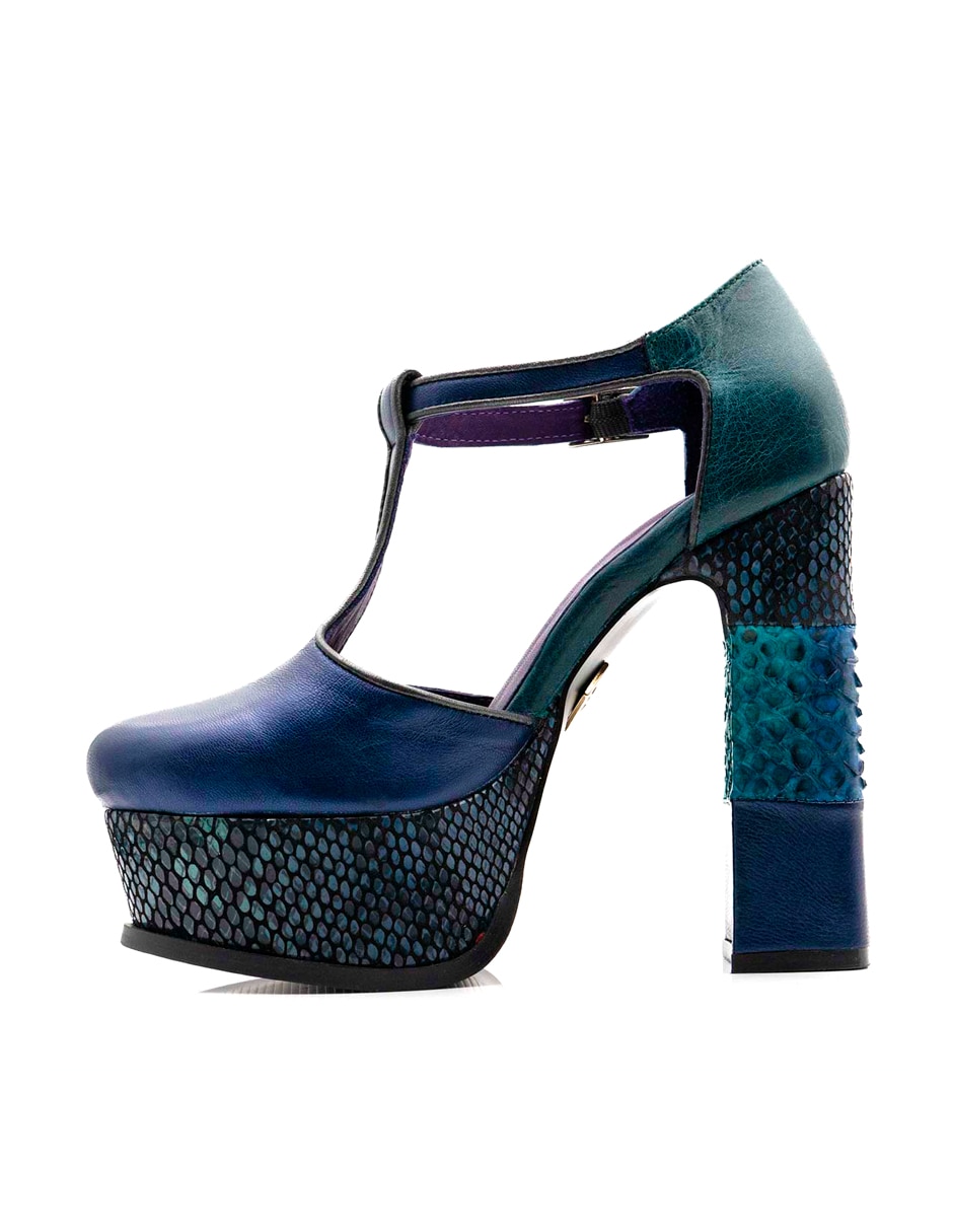 Zapato de tacón de piel para mujer 3