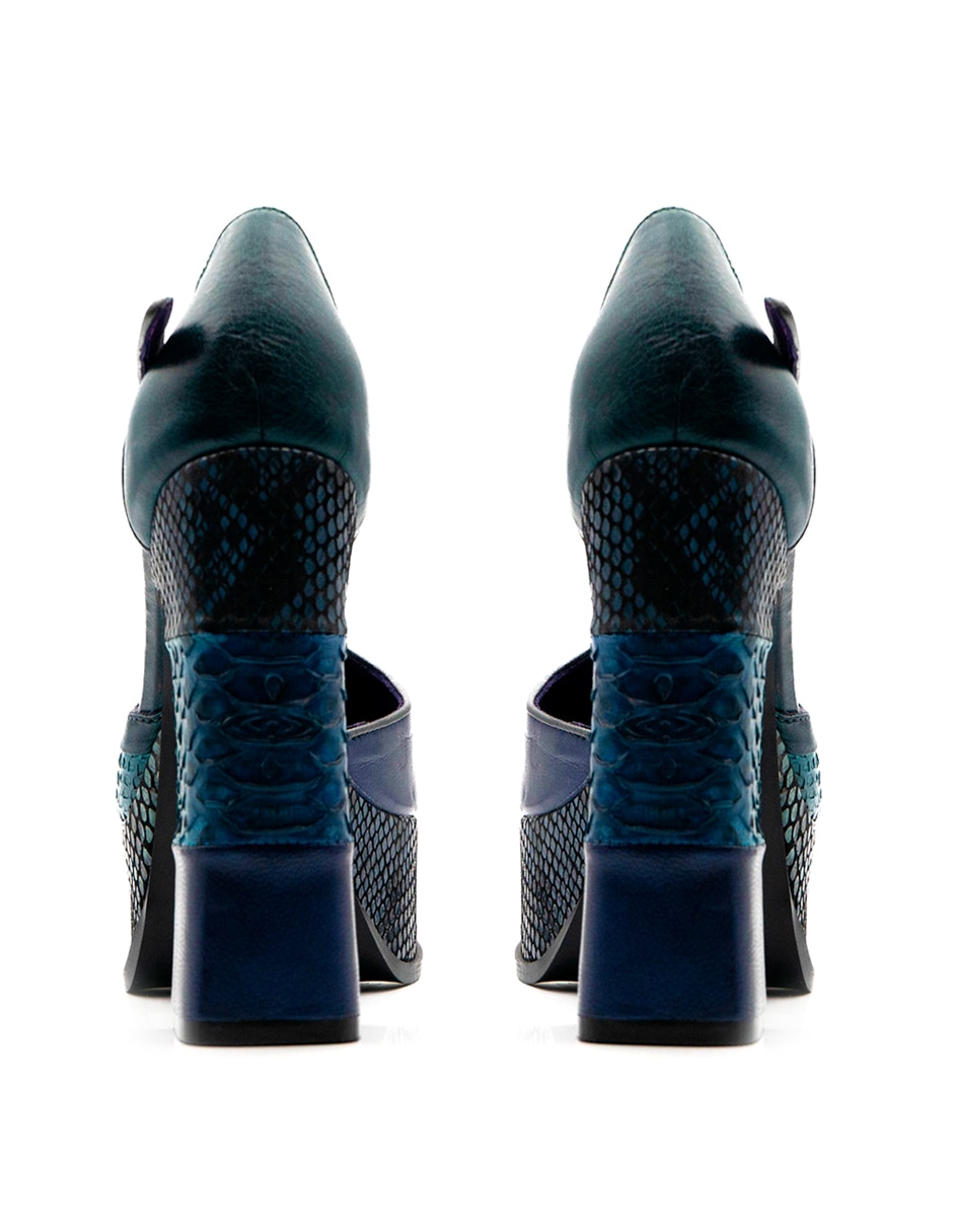 Zapato de tacón de piel para mujer 6