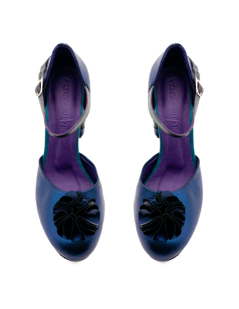 Zapatilla de piel 4