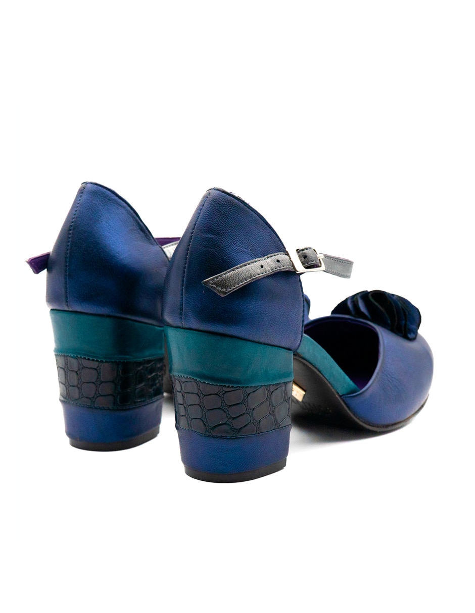 Zapatilla de piel 5