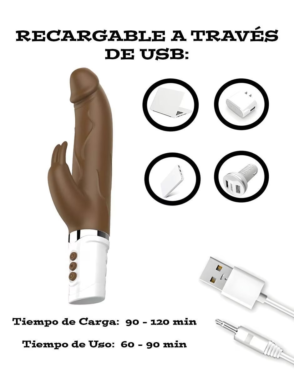 Vibrador para clítoris y punto g