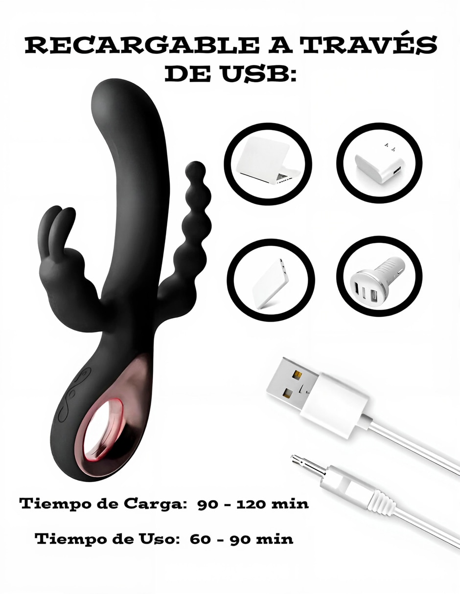 Vibrador para clítoris y punto g