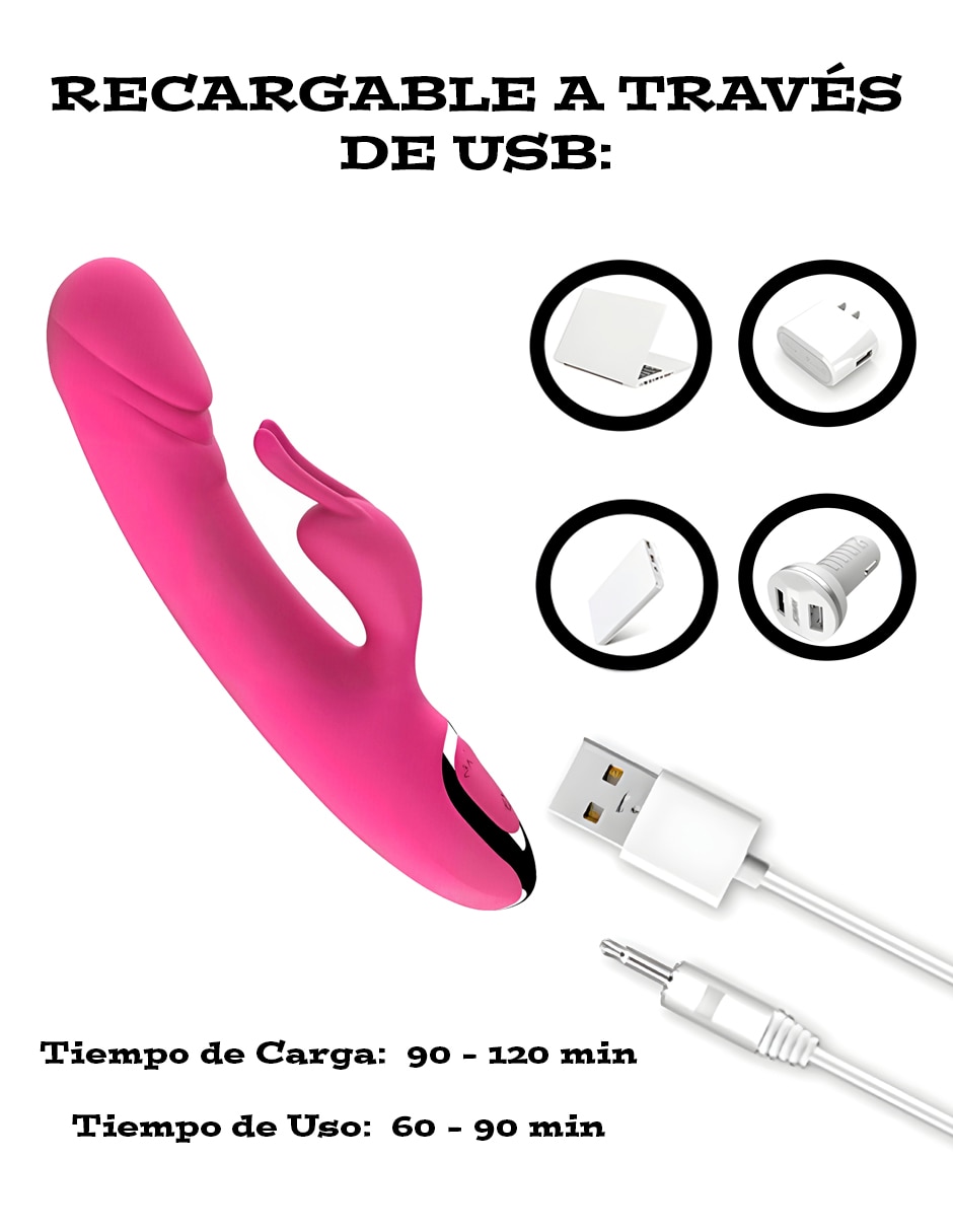 Vibrador para clítoris y punto g