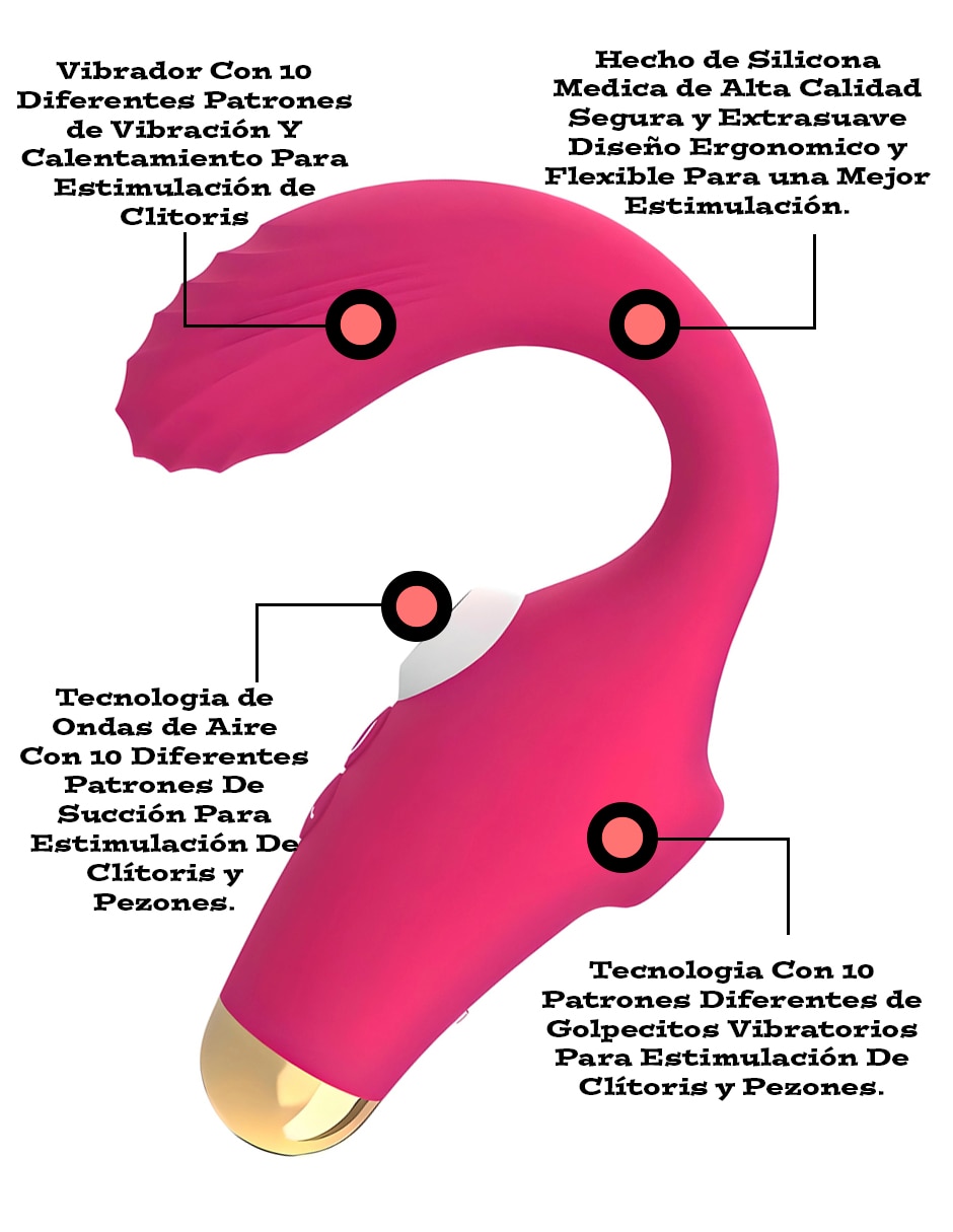 Succionador para clítoris y punto g