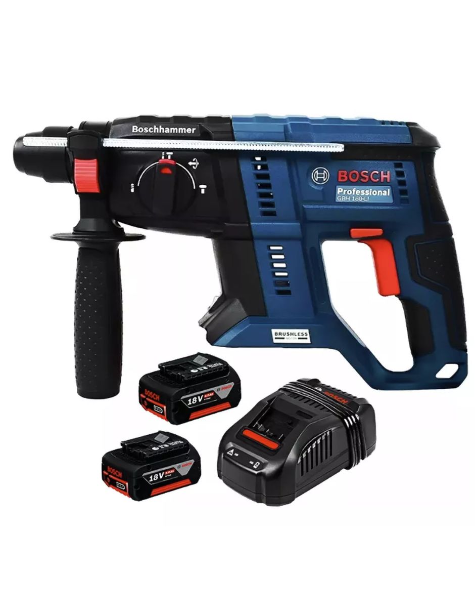 Rotomartillo gbh 180-li 100 w 4 piezas Rotomartillo gbh 180-li 100 w 4 piezas