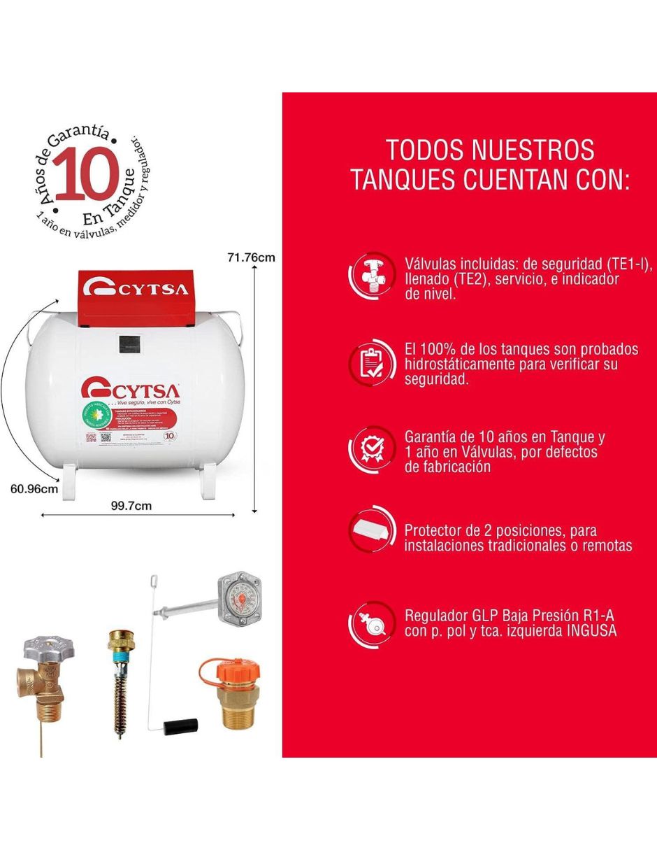 Tanque de gas LP 180 L 2