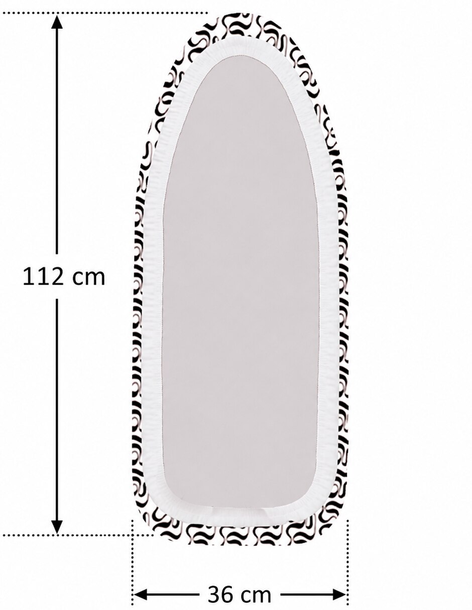 Cubierta para burro de planchar funda compact de algodón 3