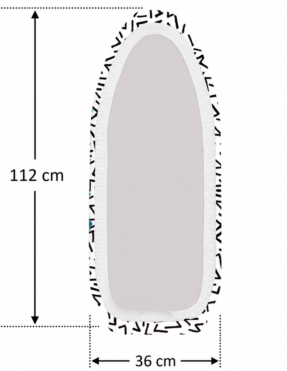 Cubierta para burro de planchar funda compact de algodón 3