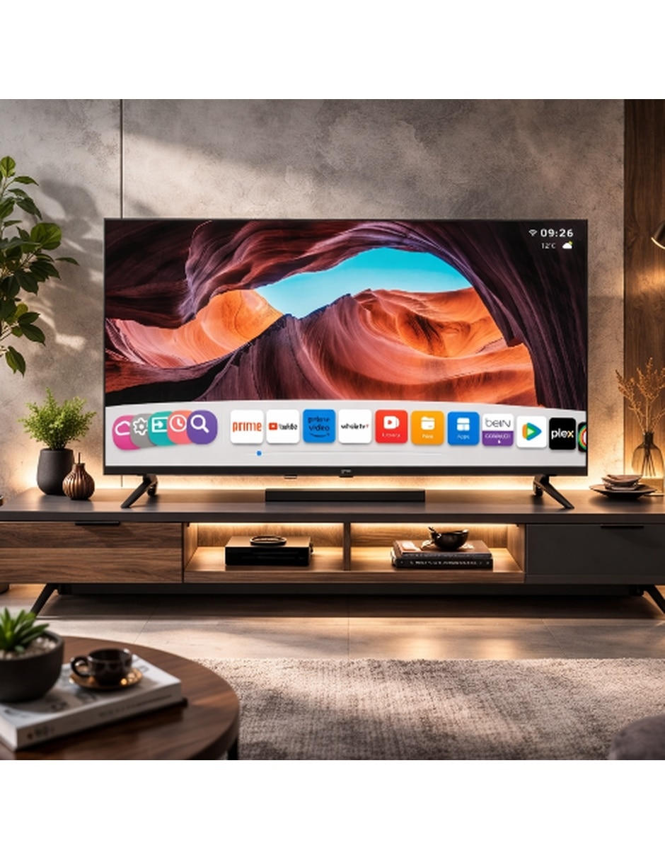 Pantalla smart tv led de 4k/uhd con whale os