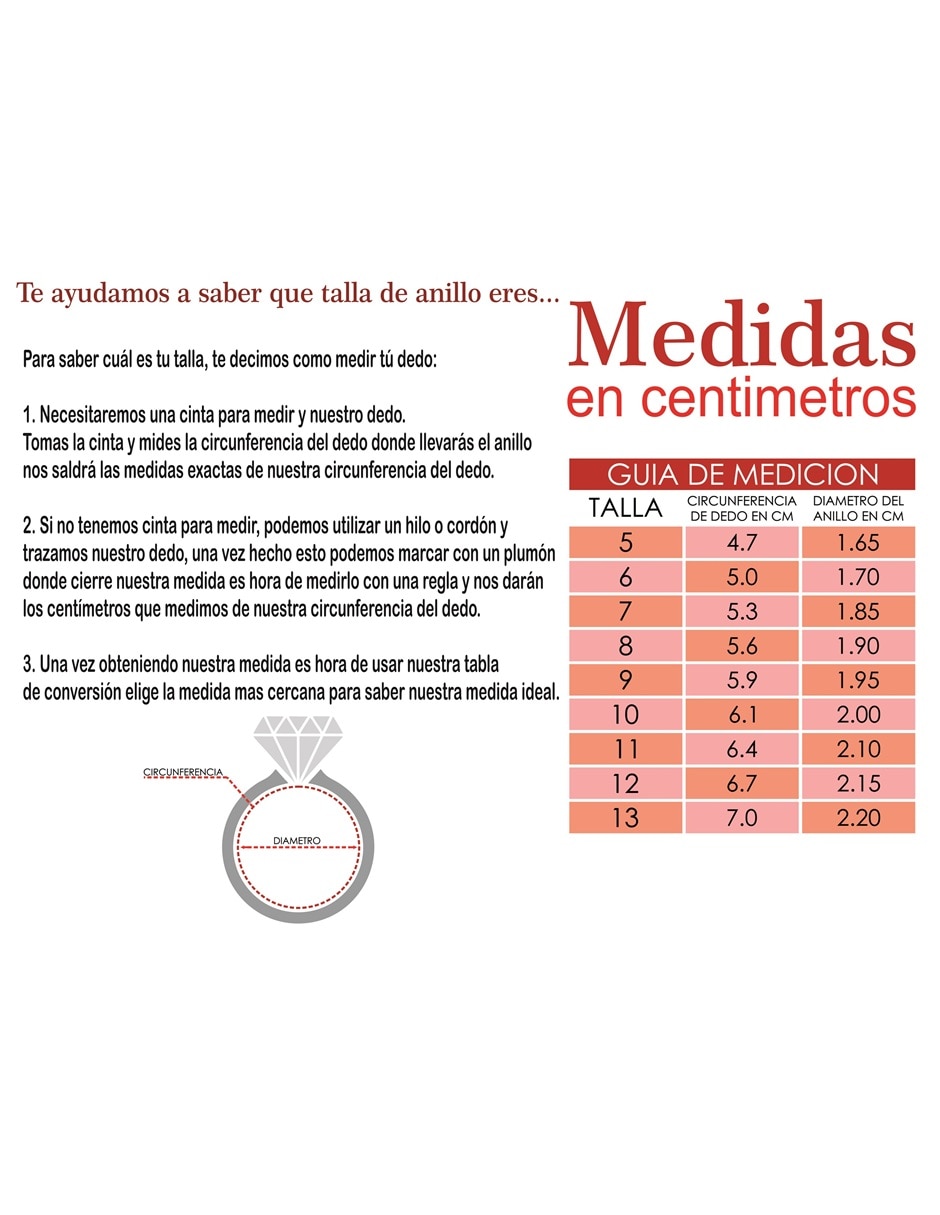 Anillo 10 k de oro zirconia pulido 6