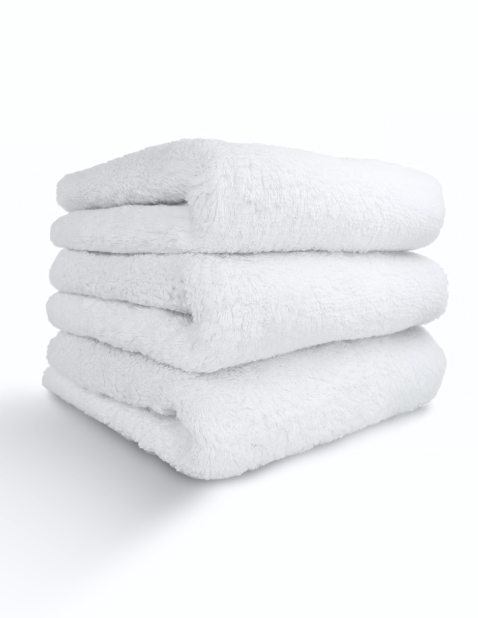 Toalla de baño Farreti Blancos Estandar de algodón