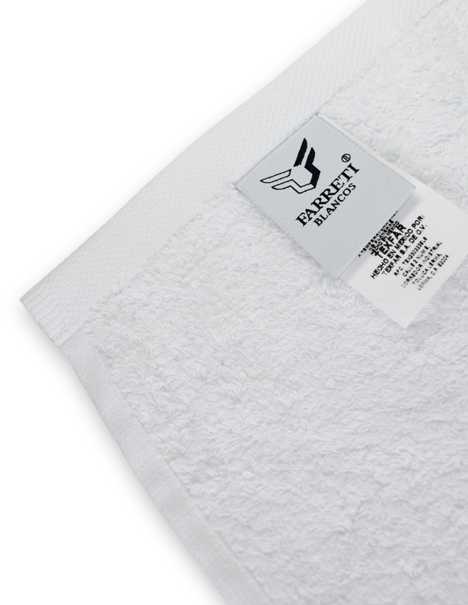 Toalla de baño Farreti Blancos de algodón