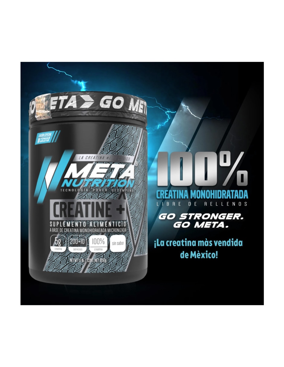 Creatina creatine + 1kg sin sabor con creatina 3