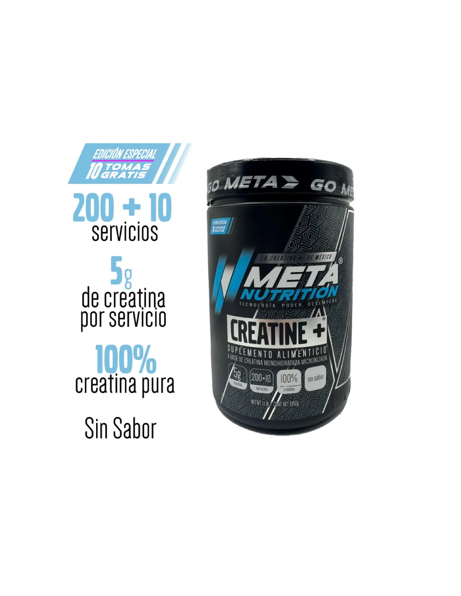 Creatina creatine + 1kg sin sabor con creatina 5