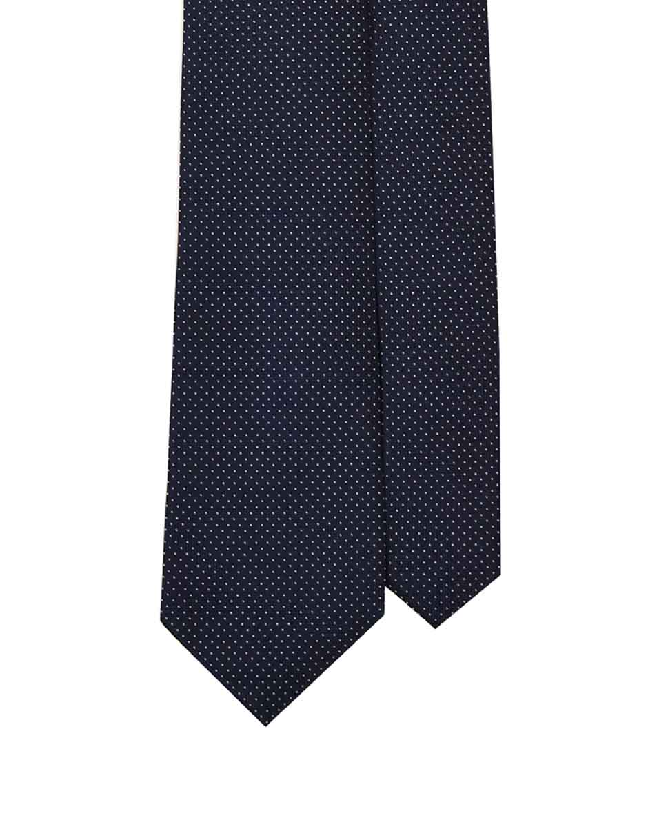 Corbata De seda estampado lunares para hombre 3