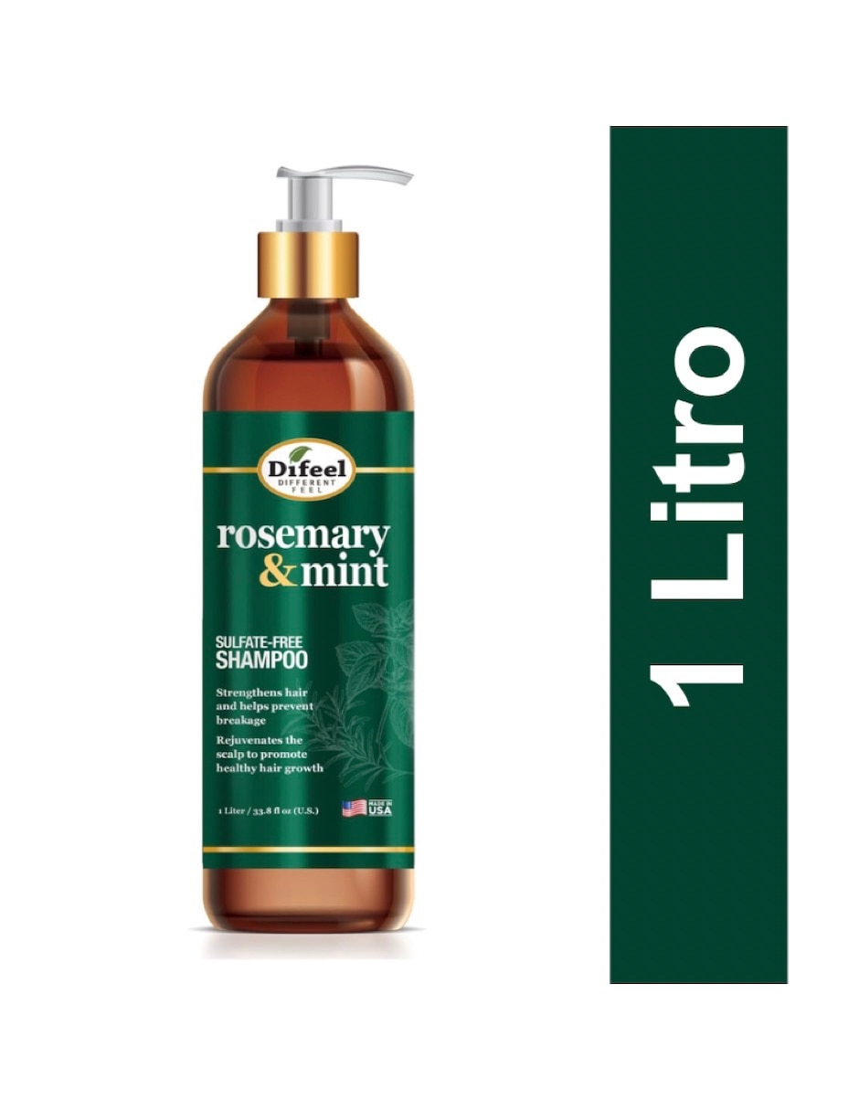 Shampoo para cabello para cabello todo tipo rosemary mint 1 lt Shampoo para cabello para cabello todo tipo rosemary mint 1 lt