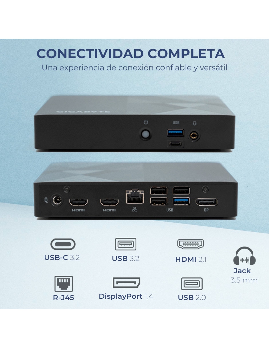 Mini pc mpbg-n116gb256mtm intel n100 integrada 16 gb ram 256 gb