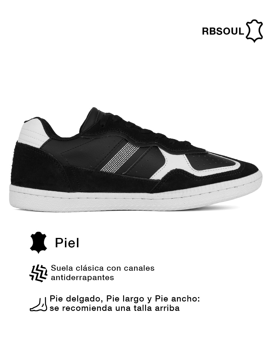 Tenis de piel Rbsoul para hombre