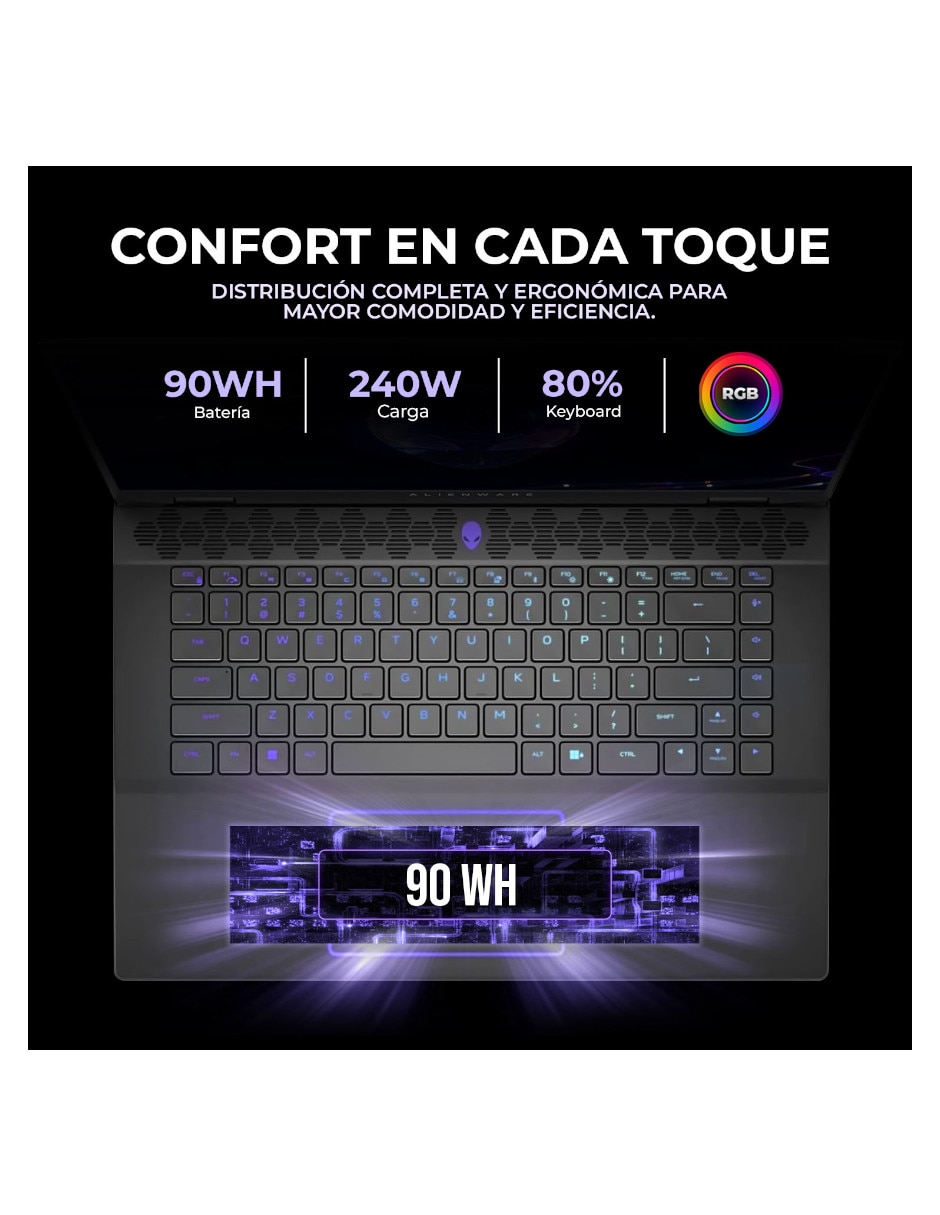 Laptop gamer 16 pulgadas qhd+ intel core ultra 7 nvidia geforce rtx 4070 16 gb ram 1 tb 2