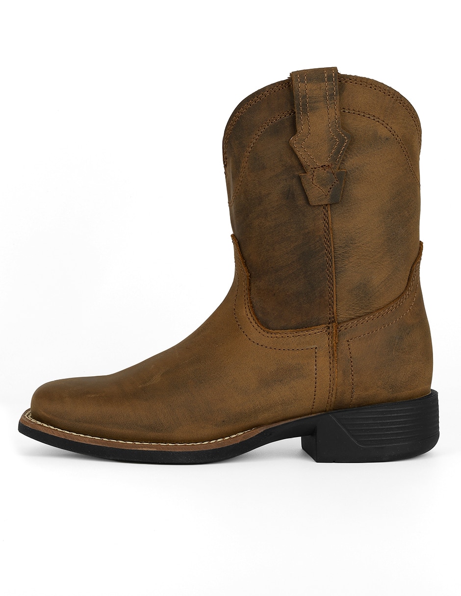 Bota de piel para hombre