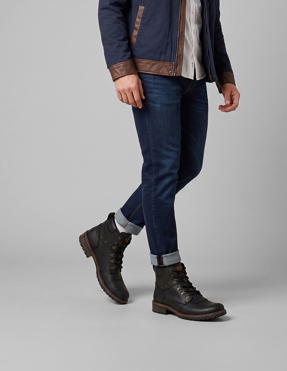 Bota Rbvegano de piel para hombre 5