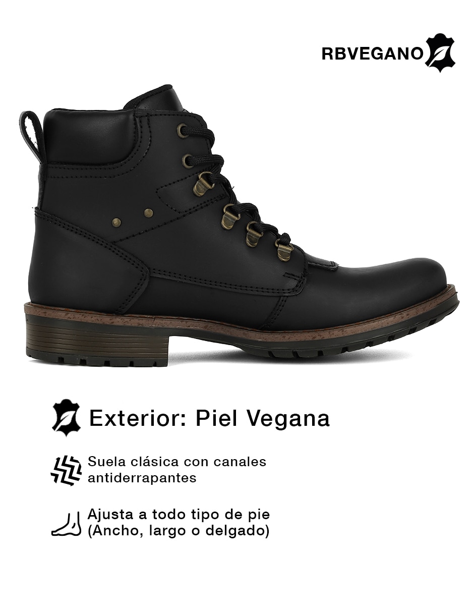 Bota Rbvegano de piel para hombre