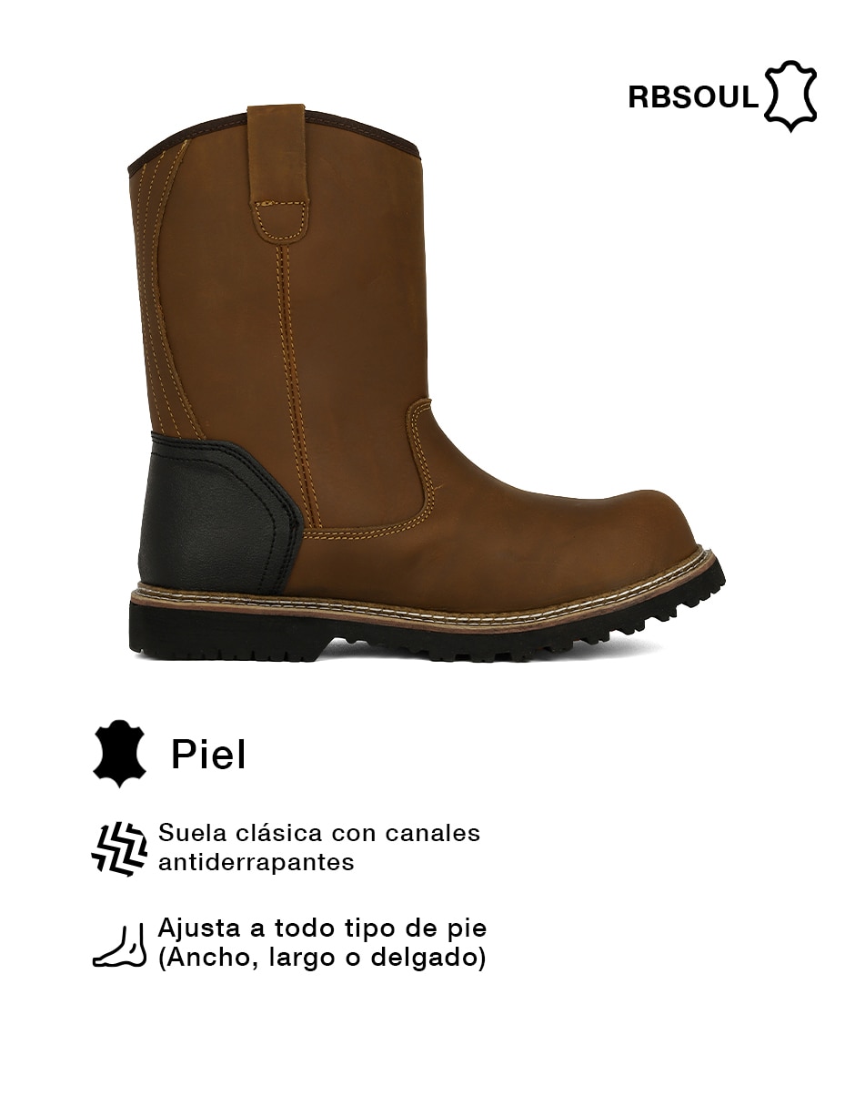 Bota rbcollection de piel para hombre