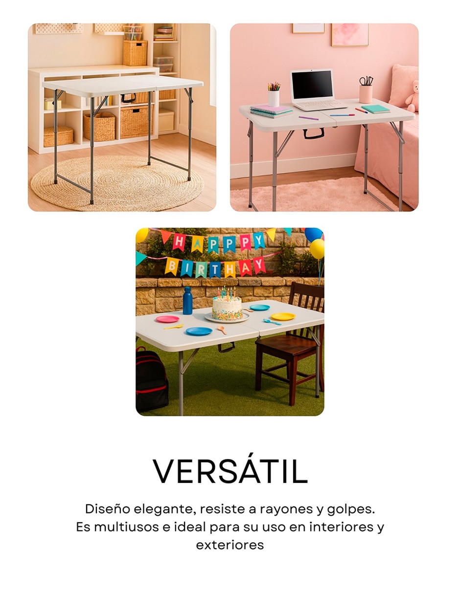 Kit/Set/Mesa plegable 6
