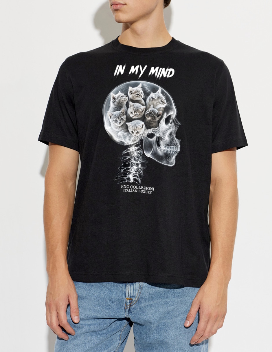 Playera in my mind cuello redondo para hombre Playera in my mind cuello redondo para hombre