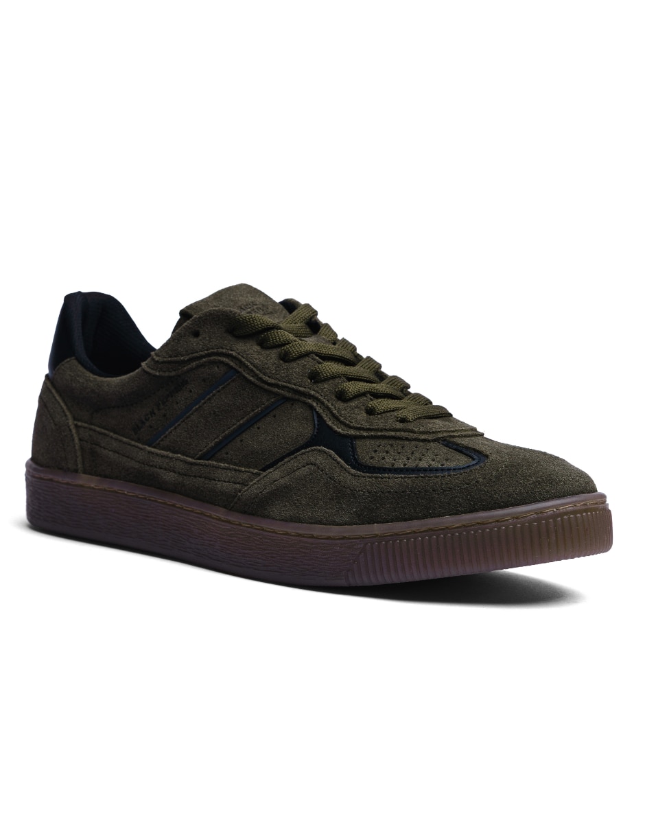 Tenis de piel para hombre